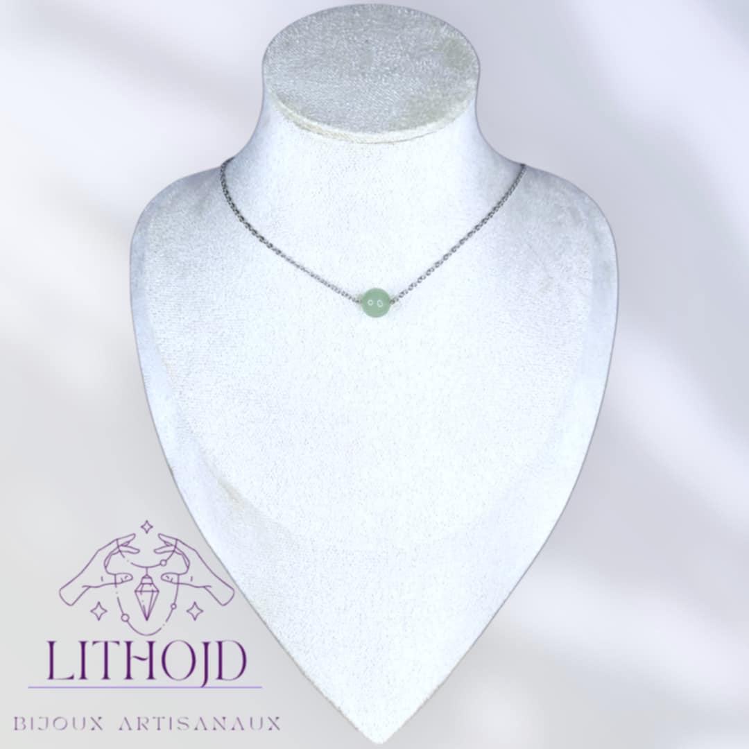 Stelia Aventurine collier ras du cou