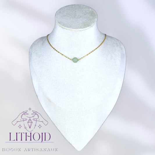 Stelia Aventurine collier ras du cou